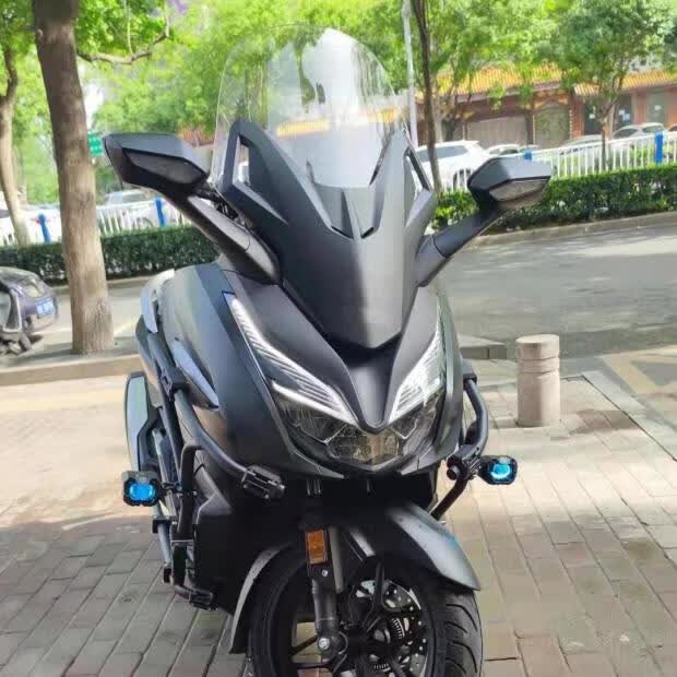 2021款本田佛沙nss350改装护杠防摔杠脚踏原车孔位安装尾架