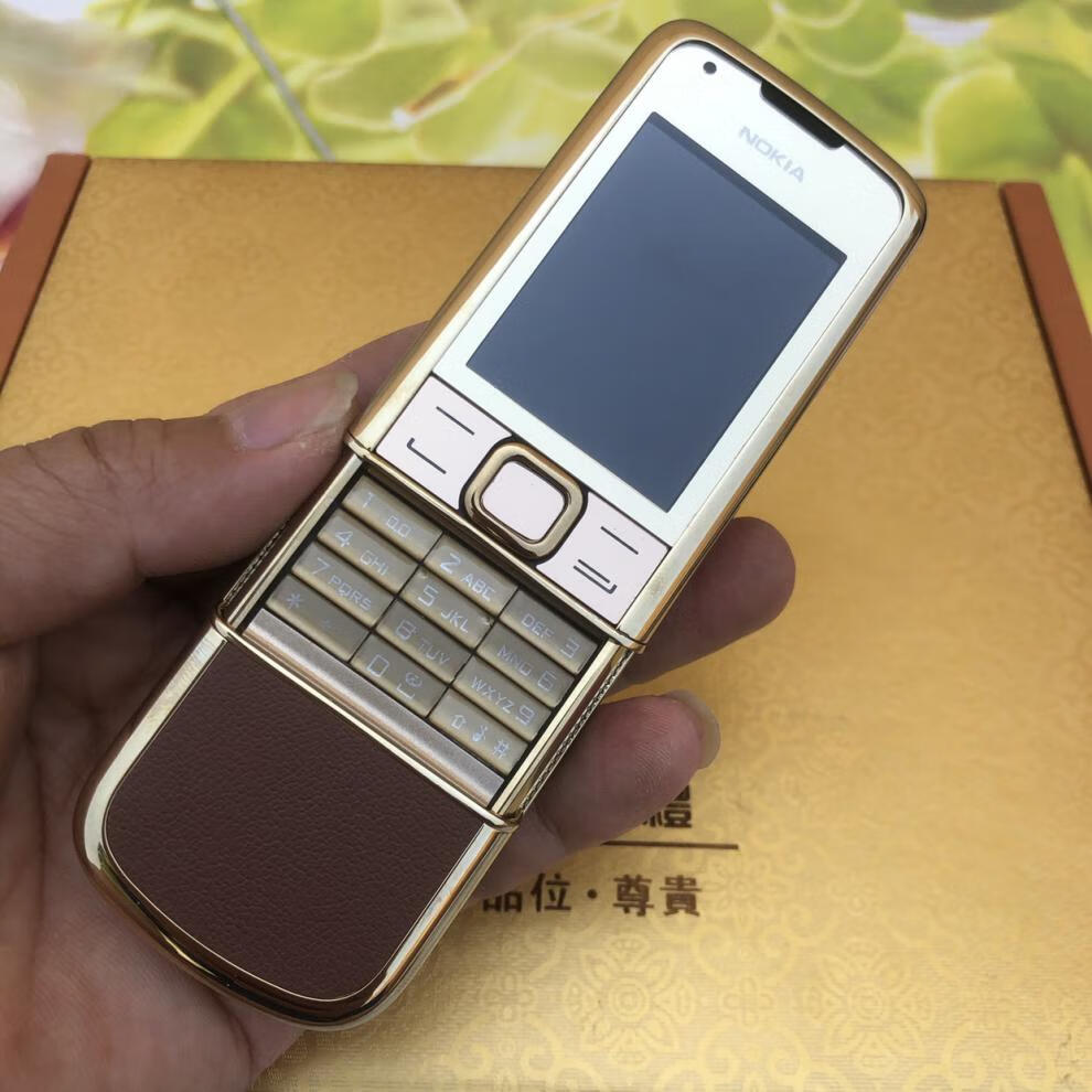 诺基亚8800a金属经典滑盖手机收藏老款黄金版复古精钢手机n基亚玫瑰金