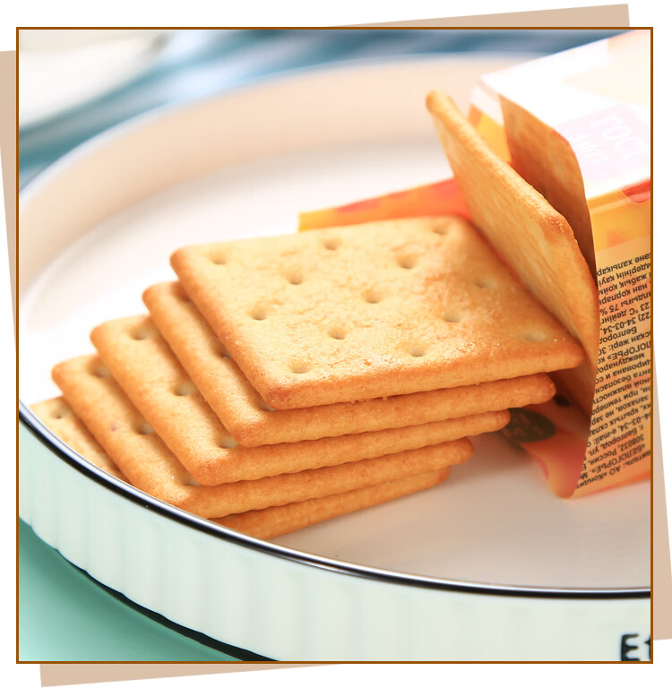 俄罗斯russia进口咸味饼干酥性芝士奶酪海盐味葱香味营养早餐食品零食