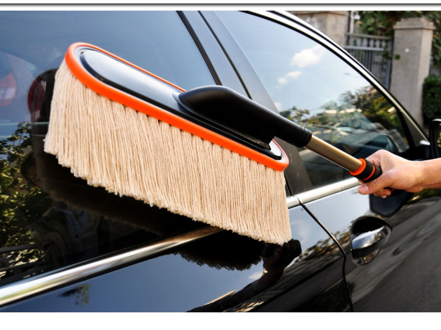 汽车除尘掸子擦车神器洗车用品扫车灰尘掸子车用刷车的刷子蜡拖把a1