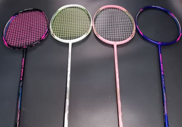 羽毛球拍甜区羽毛球拍迷你拍sp9黑色拉好线klintkt67备注你需要的磅数