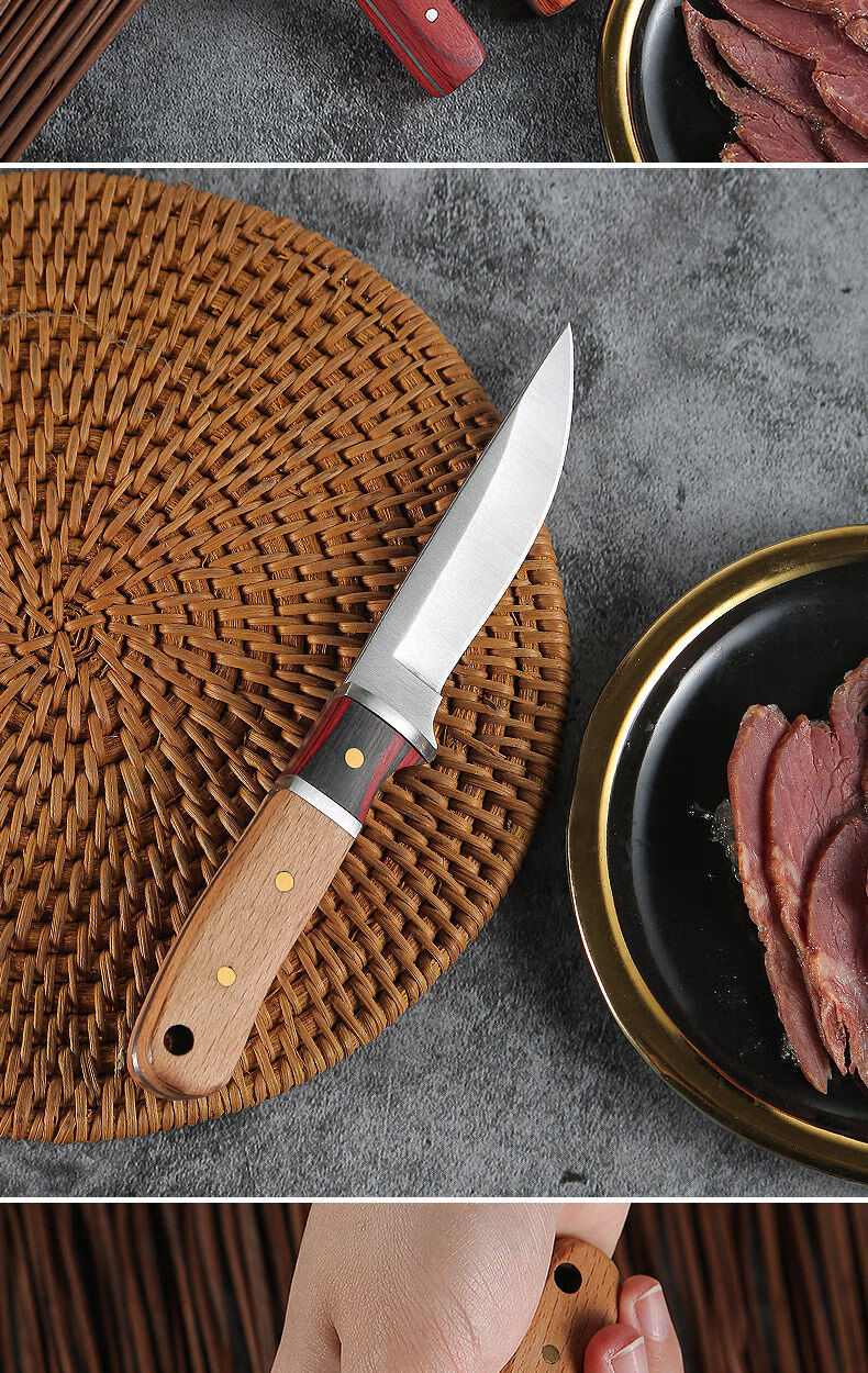 蒙古弯刀蒙古族手把肉刀手扒肉刀蒙古小刀内蒙古工艺品餐刀吃羊肉小刀