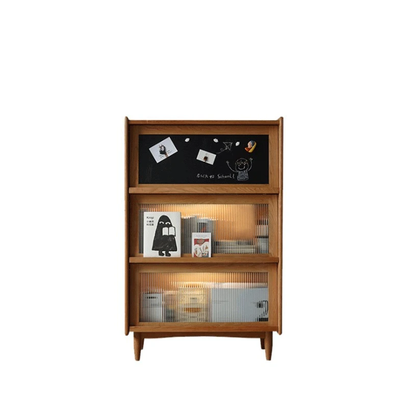 Mu Xiangjia Cherry Wood Bookshelf, Small Cherry Bookcase