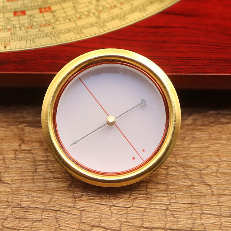 原装风水罗盘天池 东定集福堂指南针纯铜强磁大小配件 3.