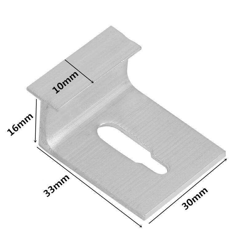 瓷砖挂墙挂件铝合金扣件大板石材干挂湿贴防脱落固定挂钩卡扣配件上下