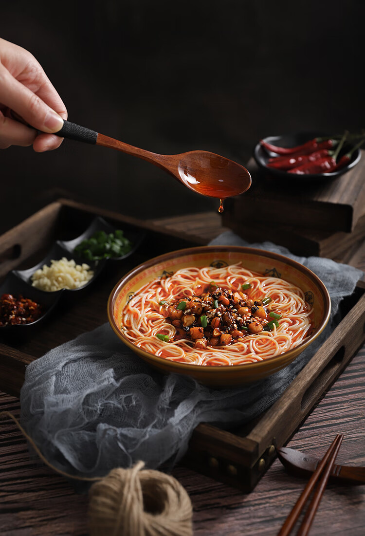 同款螺蛳粉拉面美食食品摄影摆拍拍摄拍照道具碗背景纸装饰布摆件饰品