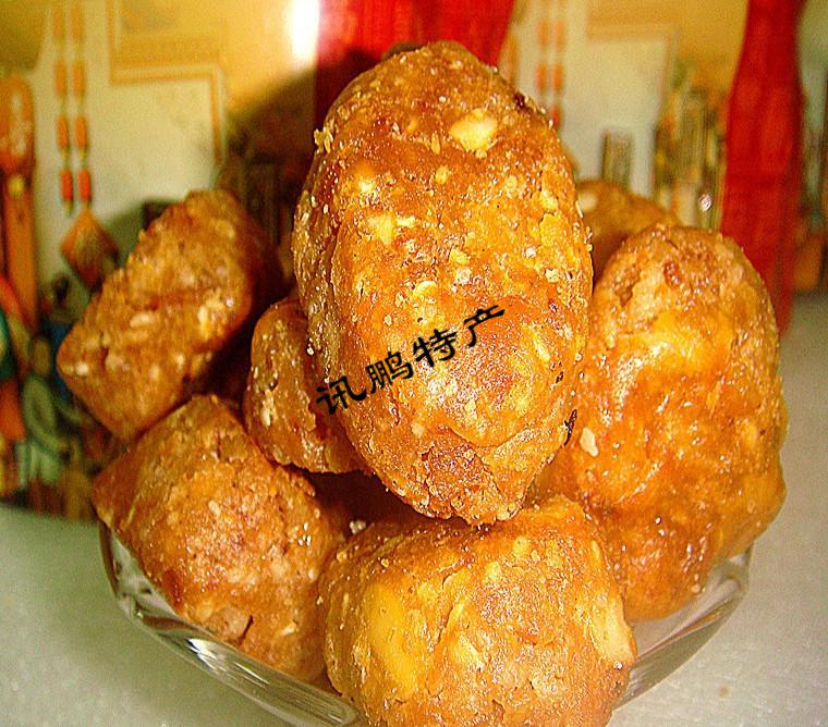 广西梧州特产嘉华鸡仔饼500克传统梧州手信缘礼红圆鸡仔饼 500克*1袋