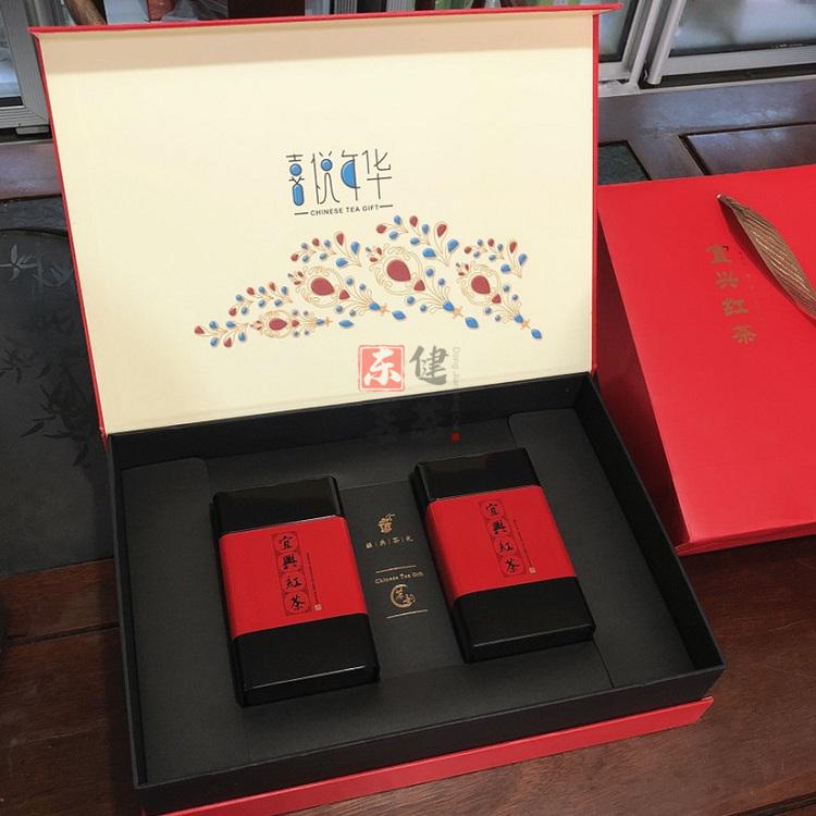 特级宜兴红茶浓香型茶叶宜兴茗茶礼盒装原生态茶叶 两套【图片 价格