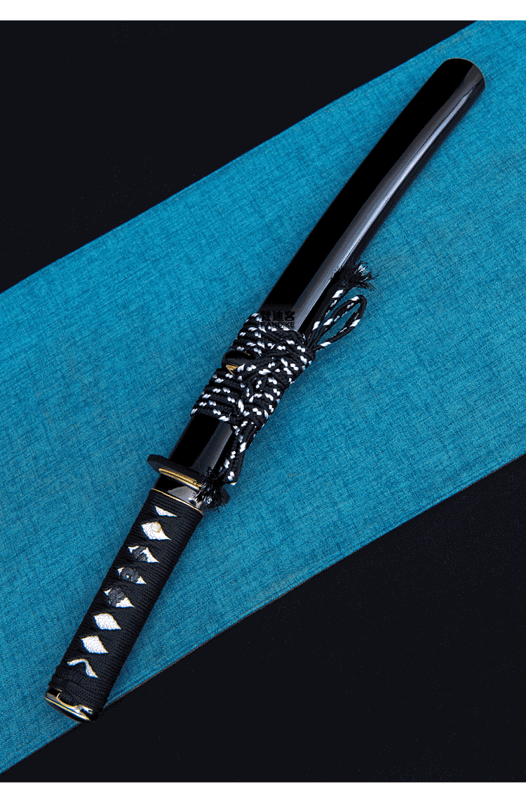 【锐缘龙】日本武i士刃东洋短刀肋差居合道木刀表演防身练习道具拔刀