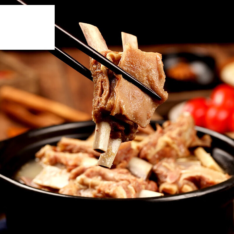 内蒙古熟食炖羊肉羊排火锅红焖羊腱骨羊棒骨加热即食清汤羊排羊腱骨