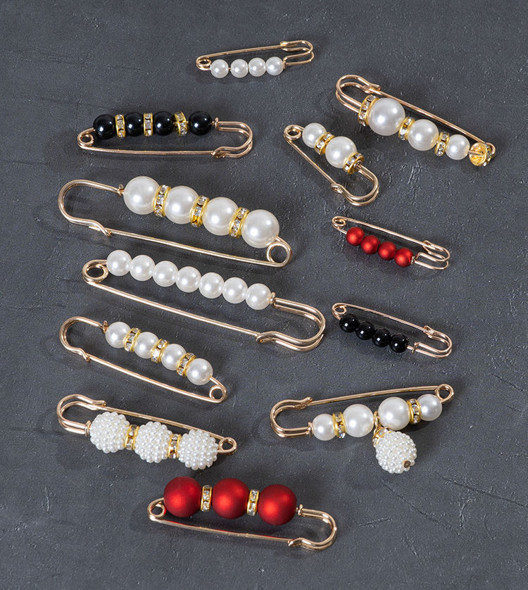 儒靓新品收腰别针羽毛胸针锌合金羽毛胸针收裤腰别针配饰固定衣服腰围