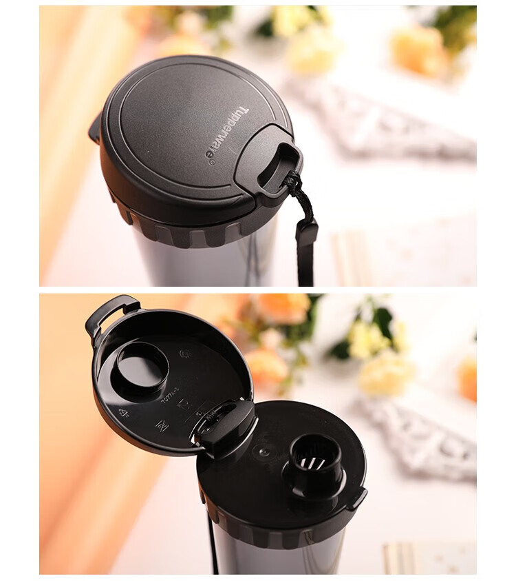 特百惠(tupperware)500ml茶韵随心杯 新款塑料便携防漏水杯 学生杯 茶