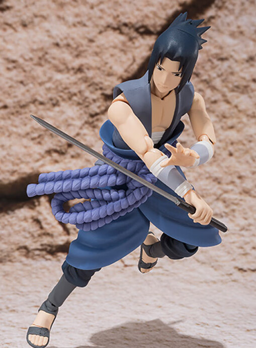 宇智波佐助手办可动可换脸火影忍者shf可动模型魂限定鸣人玩具孩礼物