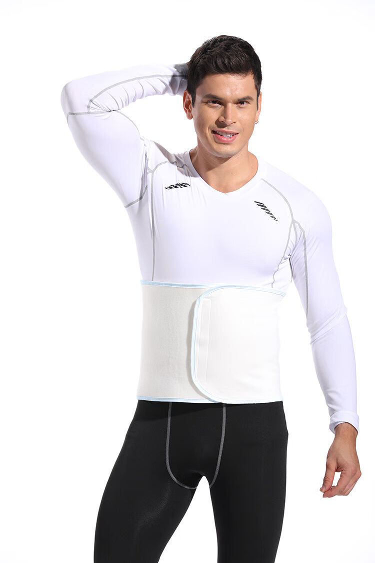 pgg医用术后腹带中老年手术后切口疝绑带胖子腹带大码妈妈腹带薄 蓝边