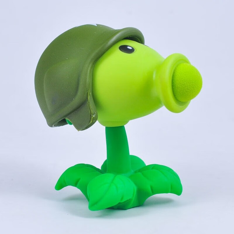 豌豆机枪射手玩具挂卡豌豆双头萝卜玉米炮水枪 豌豆炮【气动枪】新款