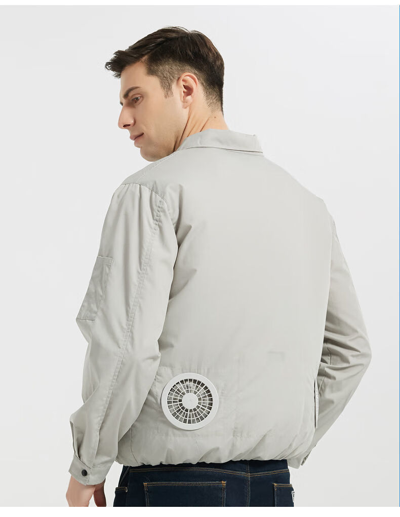 夏季风扇工作服高质量空调服降温带风扇的衣服工人工地充电制冷电焊工