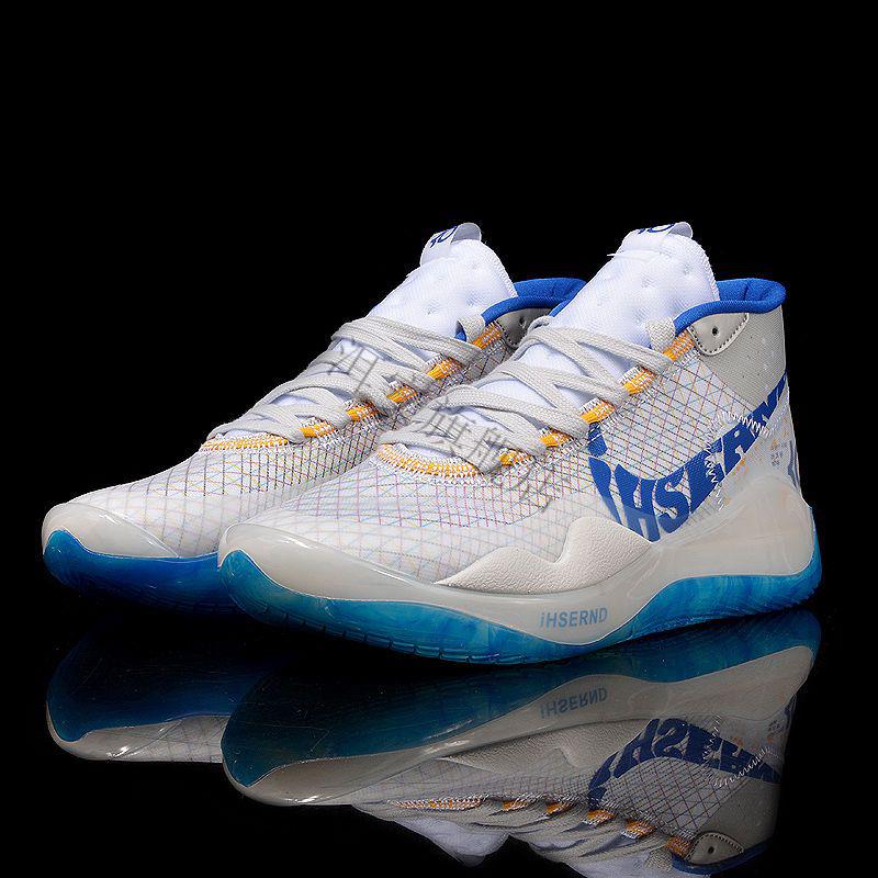 纯原杜兰特12男鞋kd13代篮球之星气垫 12实战 勇士 杜兰特12荧光绿 45