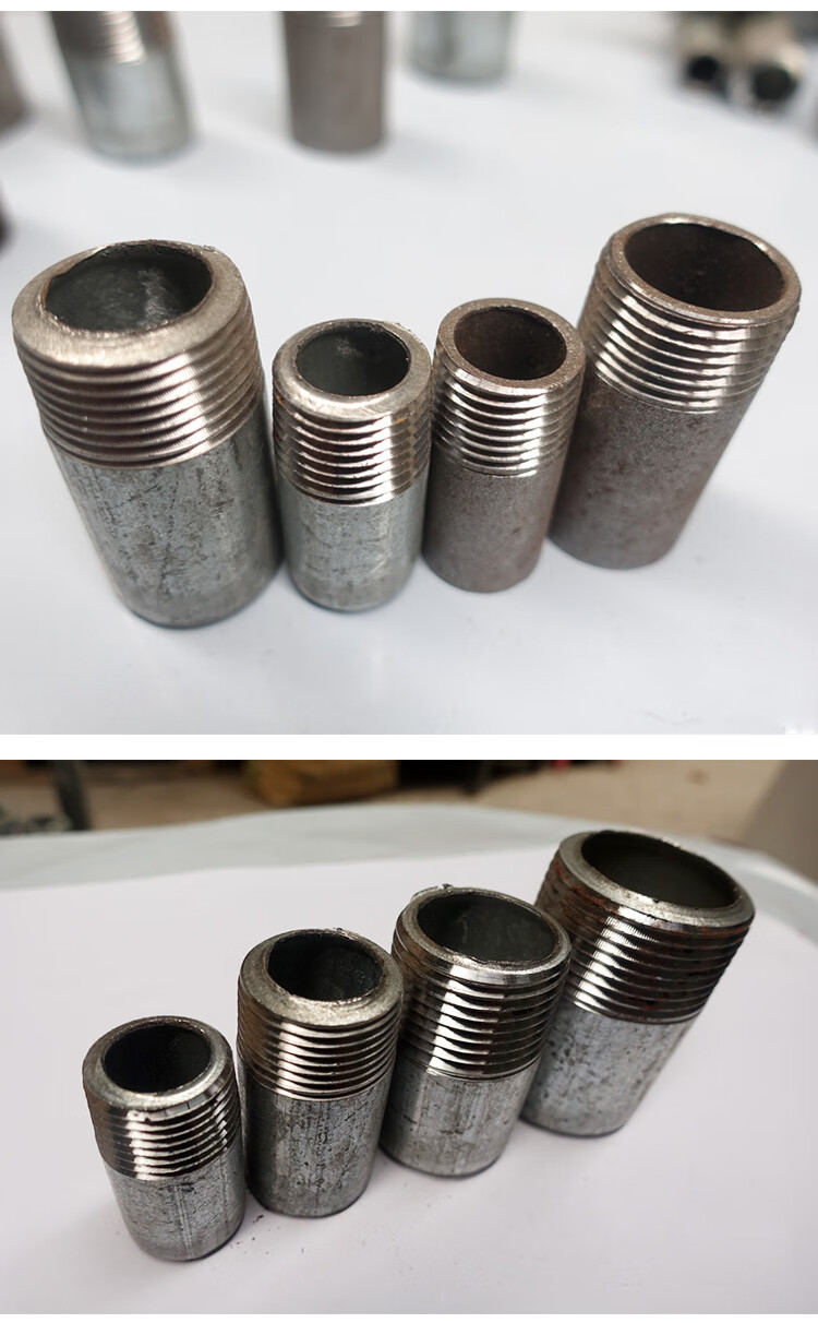 无缝外丝.外丝接头15-100热镀锌喷沙 镀锌dn20=6分3/4(4.