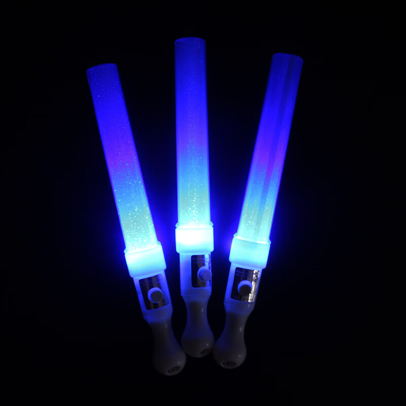 2022新款可狄荧光棒五月天演唱会荧光棒蓝色银光棒闪光星星五角莹光棒