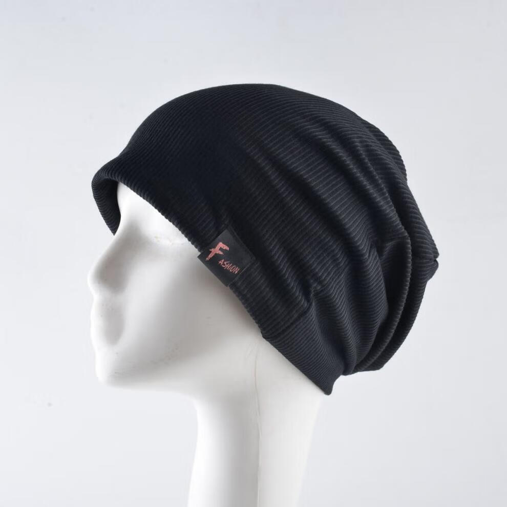 卢卡利光头帽子男薄款帽子包头帽男薄款头巾帽青年学生四季套头帽光头