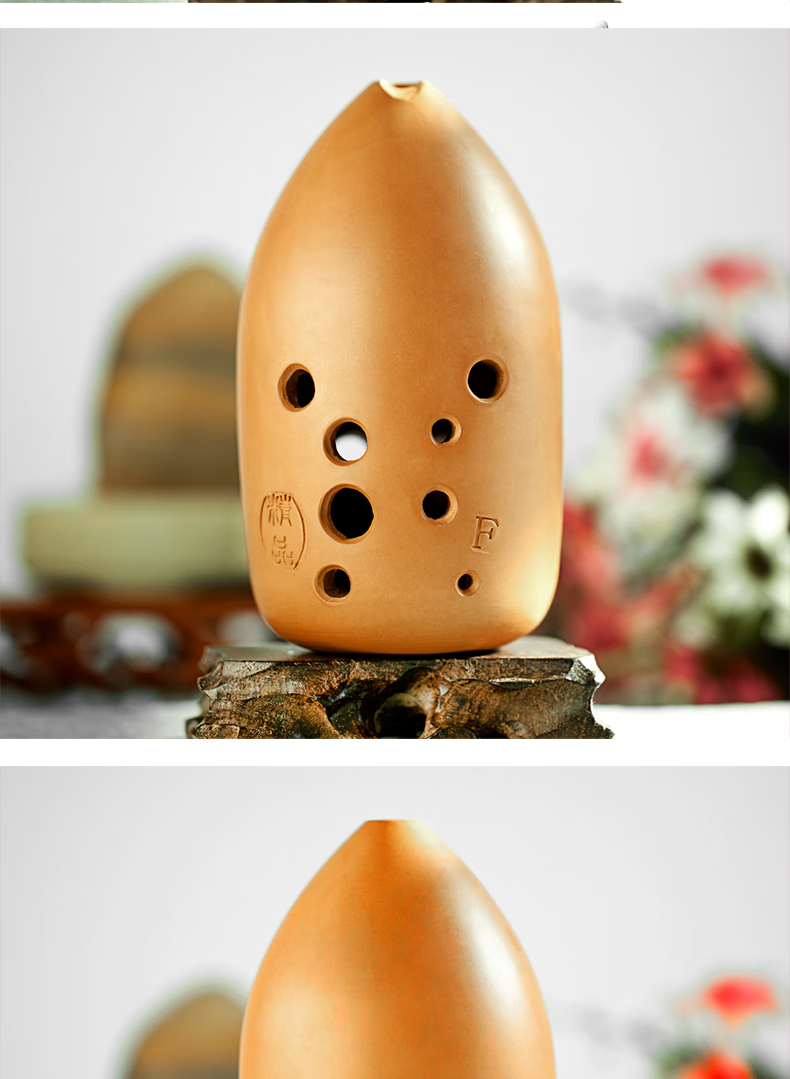 乐器埙 陶埙乐器八孔十孔初学者入门演奏成人古埙陶笛满口埙 八孔演奏