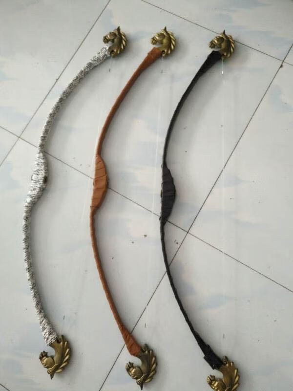 十字驽成人弓箭木制手工磨削户外射击模型软胶头无杀伤力60麻弓箭头