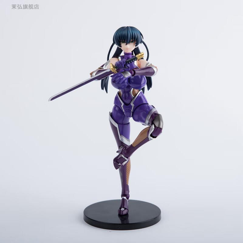 头雕改良版xinhao 对魔忍阿莎姬手办井河阿沙姬可动手办 国产【图片