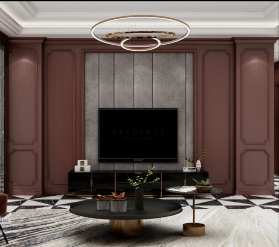 木饰面墙板 护墙板实木烤漆沙发电视床头背景墙木饰面墙裙全屋实木护