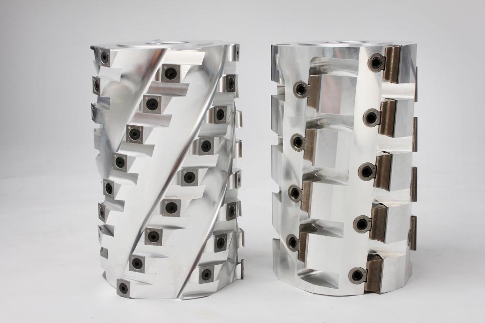 硬质合金舍弃式木工螺旋刀片刀头四面刨立铣机 t型扳手