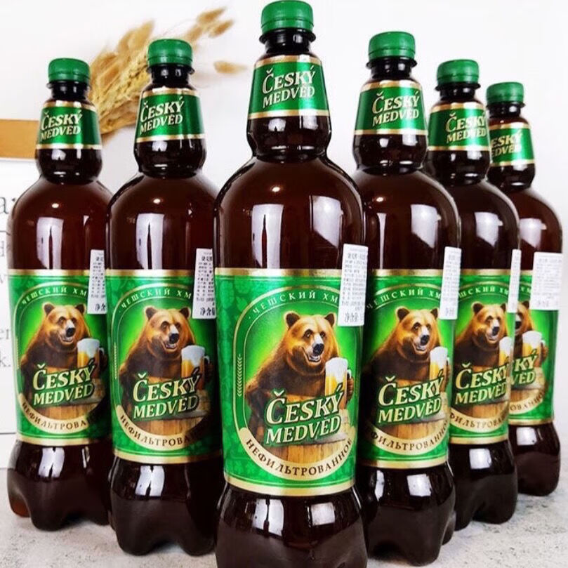 5折 整箱俄罗斯捷克熊啤酒波罗的海精酿烈性生啤整箱未过滤啤酒