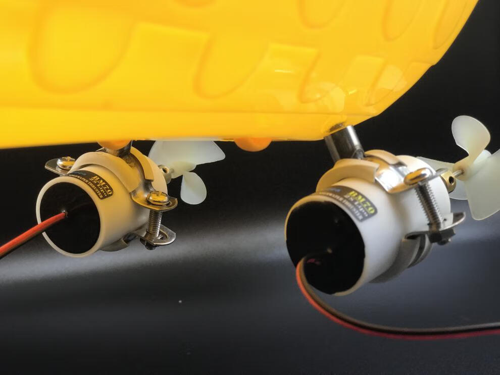 水下推进器遥控船拉网鸭船rov有刷防水马达电机diy比赛无人船配件 正