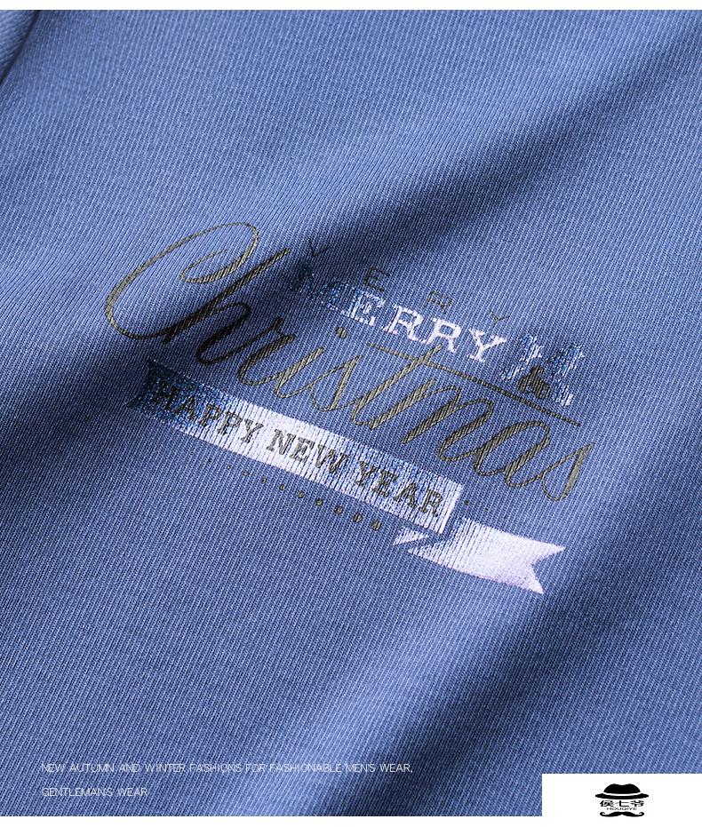 侯七爷保罗贵族夏季男装短袖桖中年男士短袖恤夏季新款休闲半袖体恤