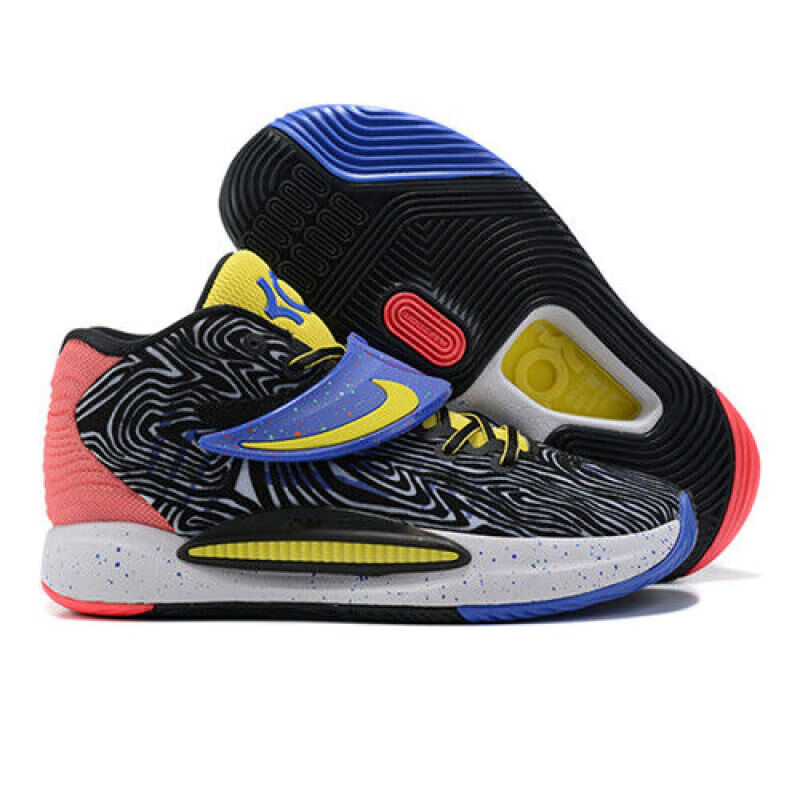 杜兰特4篮球鞋男女运动鞋kd4全掌气垫磨防滑透气减震球鞋【 14黑红白