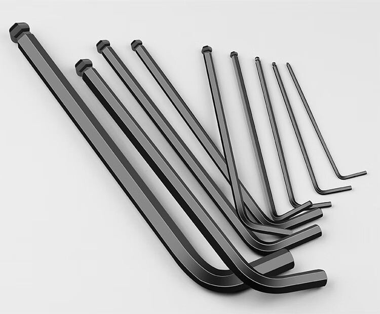 文茸六角扳手单个2510mm14螺丝刀球头平头内六方六棱扳手15厘内六角l