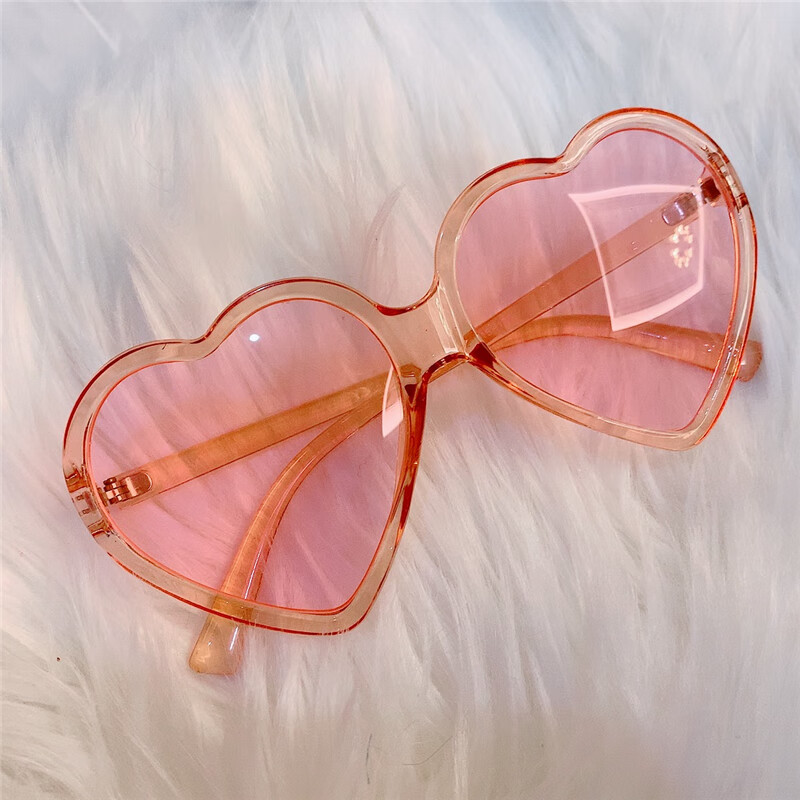 同福茂(cpoo)粉色系 ins欧美风墨镜太阳眼镜少女心猫眼复古土酷蹦迪