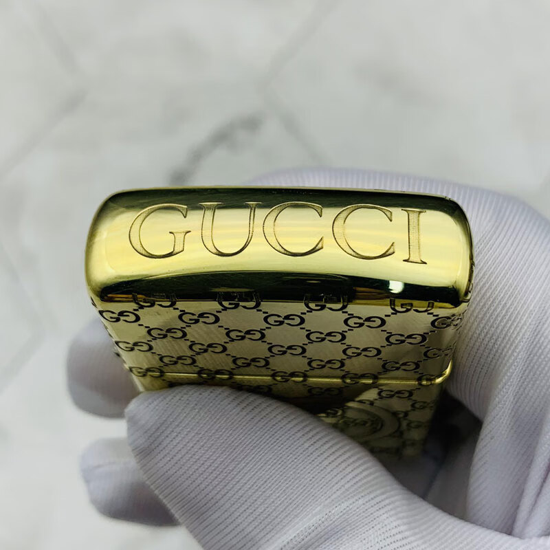 zip·po打火机 古·驰打火机 纯铜盔甲精雕古·驰guc·ci防风煤油限量