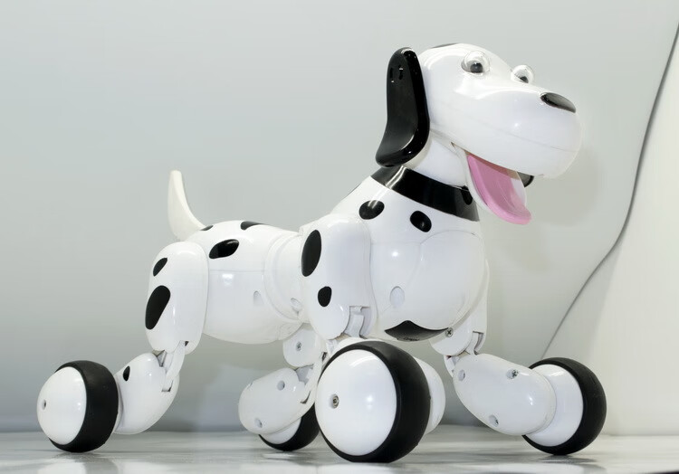 4g无遥控狗 机器狗可编程电动玩具狗 黑白【图片 价格 品牌 报价】