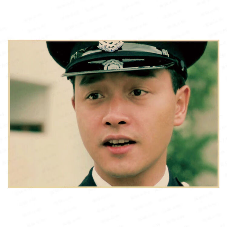 周润发张国荣狄龙英雄本色经典香港电影怀旧牛皮纸海报01
