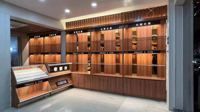 可狄 烟柜展示柜 精品展示柜珠宝柜台超市商用酒柜陈列柜定制超市烟酒