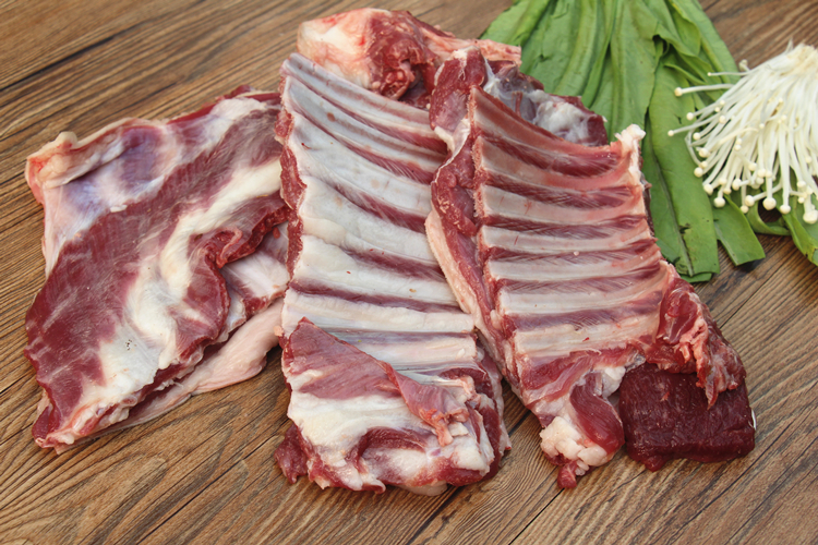 带皮羊排1000g新鲜山羊排羊肋骨羊排骨羊肋条羊排肉鲜羊肉送礼