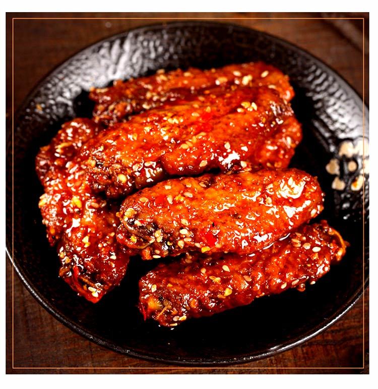 【麻辣鸡翅中】四川特产小吃网红零食鸡中翅零食肉类熟食成都美食 辣