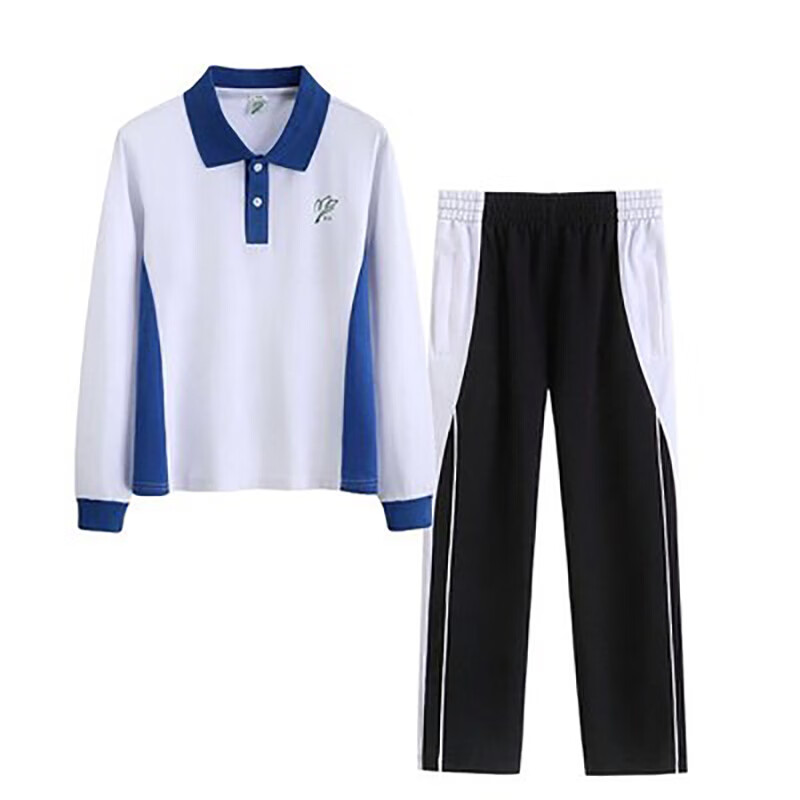 深圳校服 高中学套装中学生秋冬季蓝白外套初中生深圳市统一校服裤