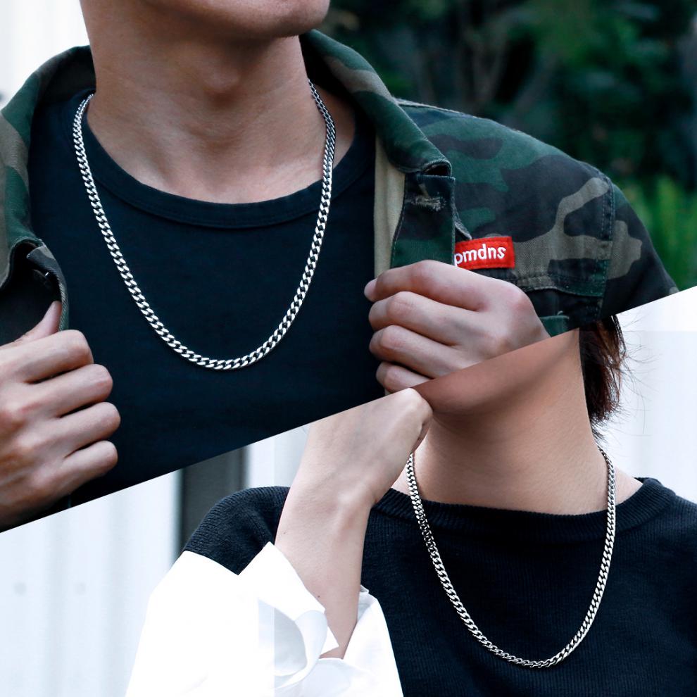 古巴链6mm316l钛钢古巴项链男款不锈钢项链ins风嘻哈520情人节七夕送