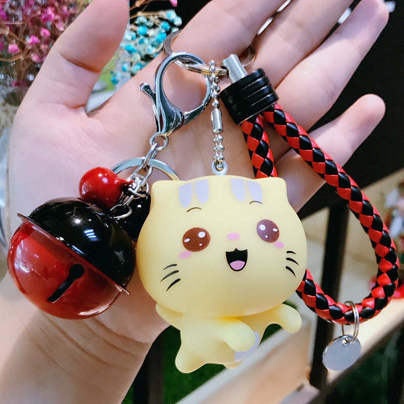 适用于 抖音同款牛奶小猪钥匙扣放在瓶子里的可爱漂流小猪挂件漂浮