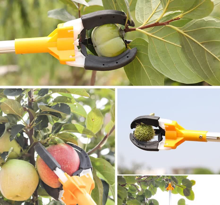 高空摘果器神器摘果器多功能高空摘果神器伸缩杆摘果苹果3抓2米15米摘