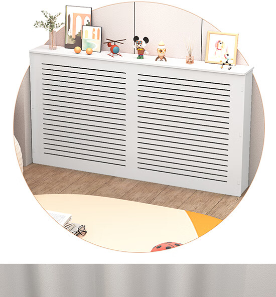 地暖分水器遮挡罩 地暖分水器遮挡罩防水暖气片遮挡柜装饰水表箱遮挡