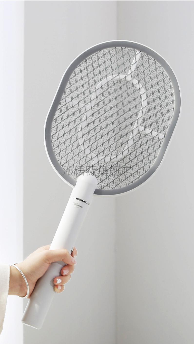 拍锂电池打蚊子神器多功能苍蝇拍子d005d005usb线适配器1200mah锂电池