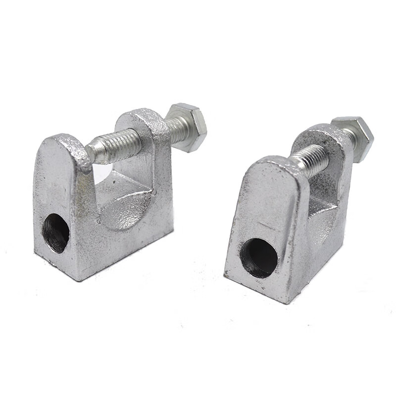 定做国标铸铁老虎卡老虎牙铸钢老虎夹方形虎口夹c型钢吊件工字钢管卡