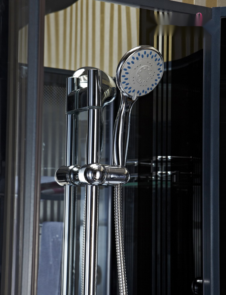 新款豪华整体淋浴房带浴缸按摩房一体式简易房钢化玻璃冲淋房 靠墙