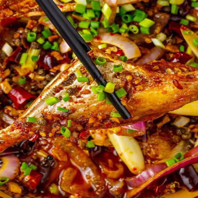 新鲜冷冻小耗儿鱼玻璃鱼马面鱼无头鱼扒皮鱼剥皮鱼2斤包禧客鲜3包6斤